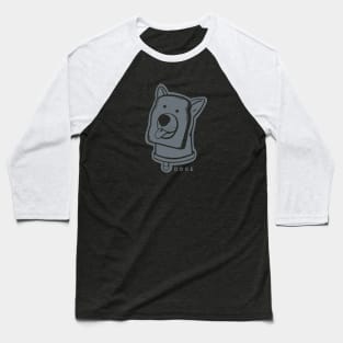 Slice of bread and doge face a funny and weird awesomeness in grey ink Baseball T-Shirt